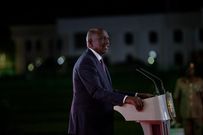 President William Ruto speaking at the Taxpayes Dinner at State House, Nairobi