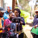 Shirleen Wangari in a shoot set