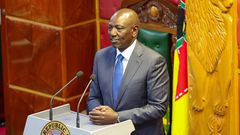 President William Ruto during the State of the Nation Address in Parliament