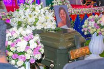 Betty Bayo's funeral service