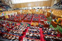 MPs during President William Ruto's State of the Nation Address in Parliament