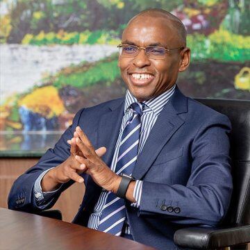 Safaricom CEO Dr Peter Ndegwa