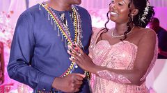 David Rudisha and his fiancée Dr Mercy Chepchumba