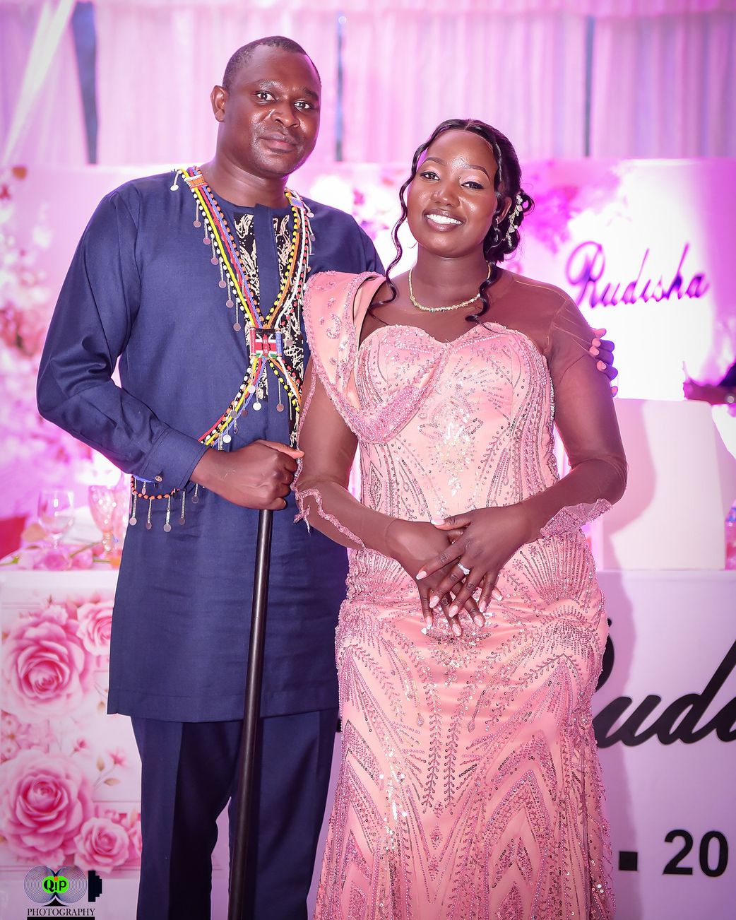 David Rudisha and his fiancée Dr Mercy Chepchumba