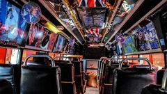 An empty matatu