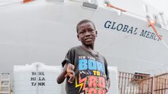 Yusif before surgery