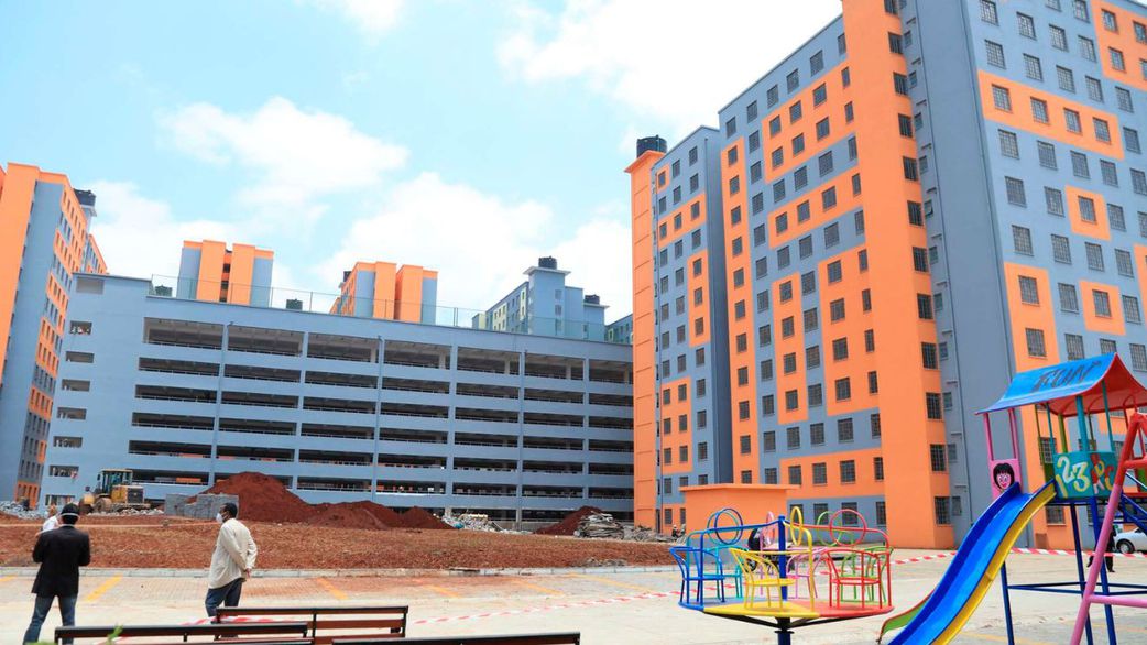 An affordable housing project