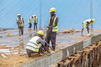 Diani Modern Market construction workers