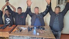 Suspects arrested in Ruaka, Nairobi by Kenyan police in August 2024