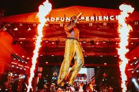 File image of Burna Boy performing in Nairobi