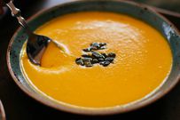 Creamy sweet potato soup