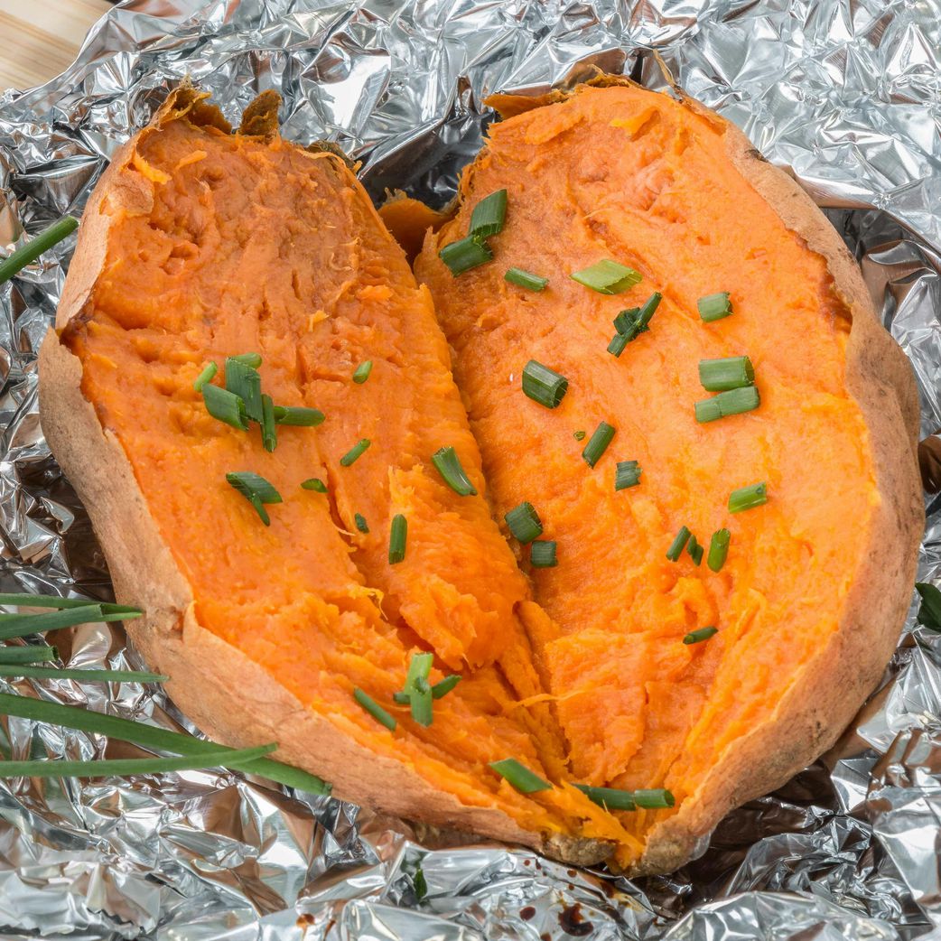 Stuffed sweet potatoes