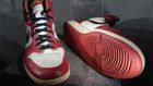 A pair of Michael Jordan's game-worn sneakers sold for $615,000, shattering a record set just months ago by the sale of another pair of the basketball legend's shoes