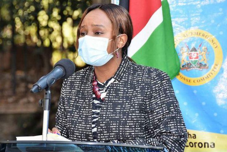 Health CAS Dr Mercy Mwangangi during a recent Covid-19 briefing