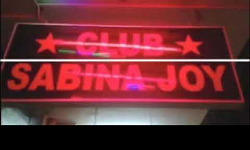Questions emerge on govt's choice of Sabina Joy as model club reopened bar