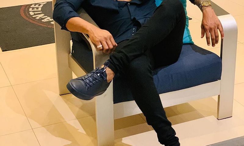 Otile Brow with his new signee Lexsil