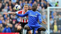 Demba Ba played for Chelsea, Newcastle and West Ham in English football
