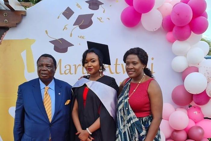 Francis Atwoli throws lavish party for daughter as she graduates with Law degree (Photos)