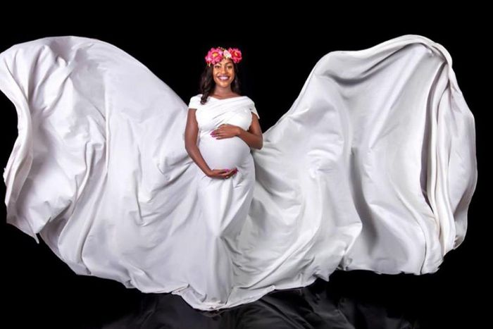 Sharon Momanyi takes over the internet with exquisite baby bump shoot