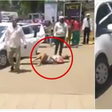 A screenshot of the incident outside Pumwani Hospital