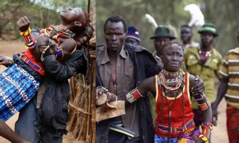 In this tribe, a man must kidnap any pretty lady he likes and inform her father later