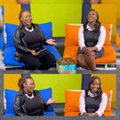 Pulse Live Presenter Cherrie Cherustui with Terry Muikamba