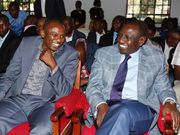 Kikuyu MP Kimani Ichung'wa with Deputy President William Ruto