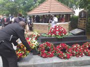 Wreaths laid at Former Bomet Governor Joyce Laboso's grave one year after her passing