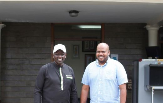 Deputy President William Ruto unveils new Msambweni MP seat aspirant Feisal Bader