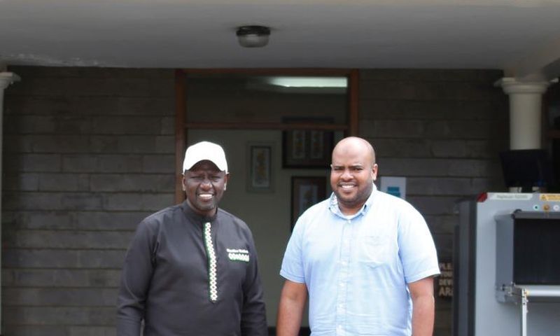 Deputy President William Ruto unveils new Msambweni MP seat aspirant Feisal Bader