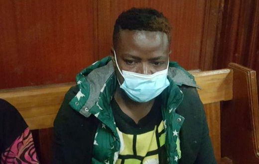 Suspect Wycliffe Orinda who left a courtroom in stitches after confessing that he loves bhang, vodka and beer