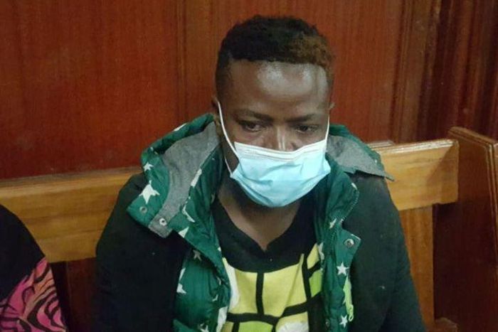 Suspect Wycliffe Orinda who left a courtroom in stitches after confessing that he loves bhang, vodka and beer