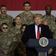 President Donald Trump made a surprise Thanksgiving day visit to US troops in Afghanistan last year