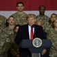 President Donald Trump made a surprise Thanksgiving day visit to US troops in Afghanistan last year