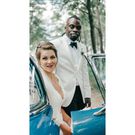 Matata’s Freddy Milanya weds longtime Mzungu girlfriend in lavish affair (Photos)