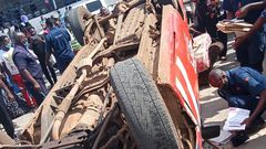 Another vehicle involved in accident at Likoni Crossing Channel