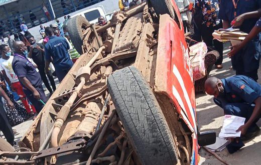 Another vehicle involved in accident at Likoni Crossing Channel