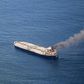 The New Diamond, a massive oil tanker, is stricken off the coast of Sri Lanka