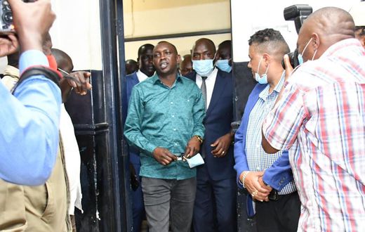 Kapsaret MP Oscar Sudi during a court appearance
