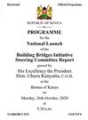 Programme for the national launch of the Buillding Bridges Initiative report