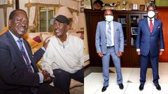 Raila Odinga, Donald Kipkorir and Chris Kirubi