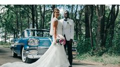 Matata’s Freddy Milanya weds longtime Mzungu girlfriend in lavish affair (Photos)