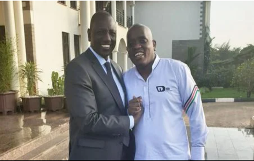 File image of Dennis Itumbi with DP Ruto In a recent interview, Itumbi maintained that he was sacked for refusing to betray DP Ruto