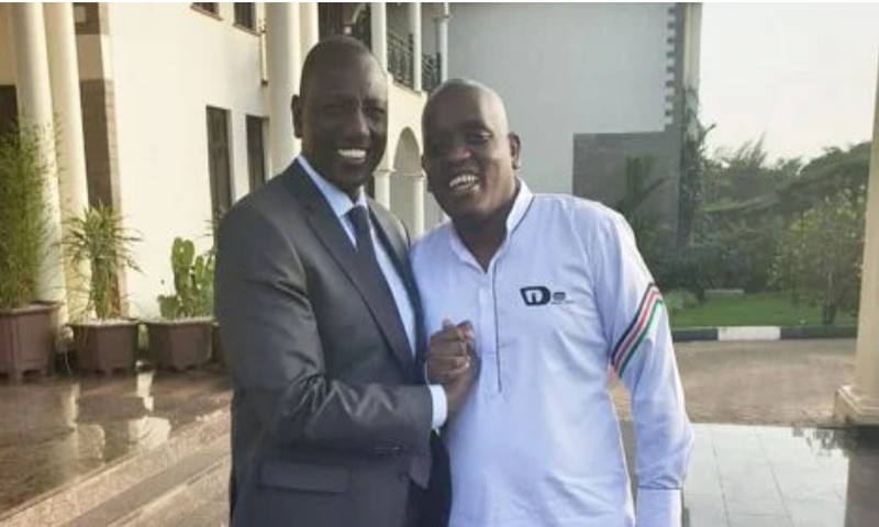 File image of Dennis Itumbi with DP Ruto In a recent interview, Itumbi maintained that he was sacked for refusing to betray DP Ruto