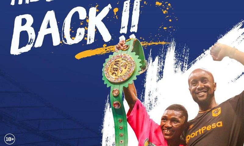 A poster announcing the return of SportPesa in Kenya