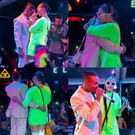 Diamond Platnumz with Tanasha Donna and Naseeb Junior