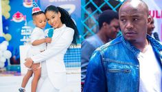 Hamisa Mobetto with her Son Dylan pitted against MP Jaguar