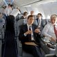 Kushner (C), US National Security Adviser Robert O'Brien (R) and Head of Israel's National Security Council Meir Ben-Shabbat (L) were aboard the first commercial flight from Israel to the UAE
