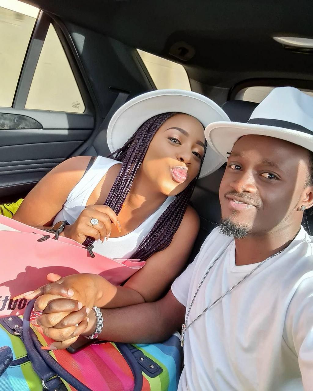 Diana Marua with Bahati