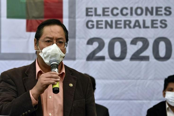 Luis Arce (pictured June 2020) is a candidate for the Movement for Socialism party in upcoming presidential elections in Bolivia